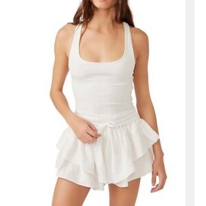 FP movement prima tiered shortie romper